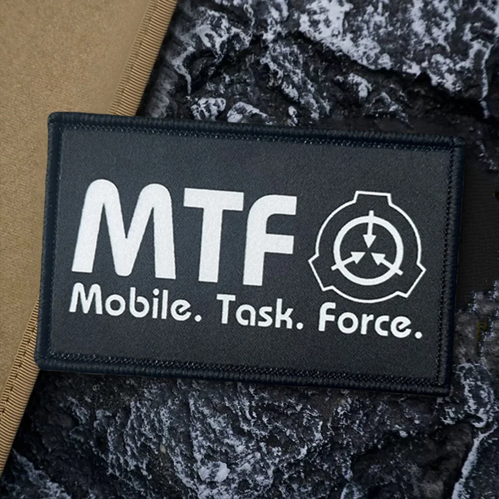 Parche táctico SCP Foundation MFT, parches de gancho y bucle, insignia de moral militar, brazalete del ejército, pegatinas para mochila - imagen 4