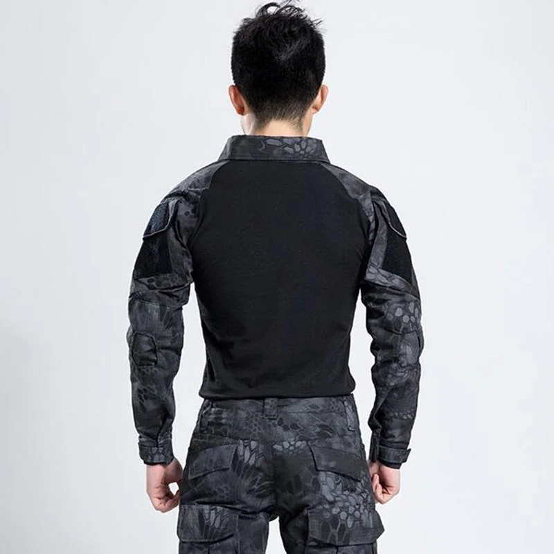 Ropa de Paintball Airsoft para exteriores, uniforme táctico de tiro, camisas de camuflaje de combate G3, pantalones Cargo, ropa Tatico de EE. UU. - imagen 3