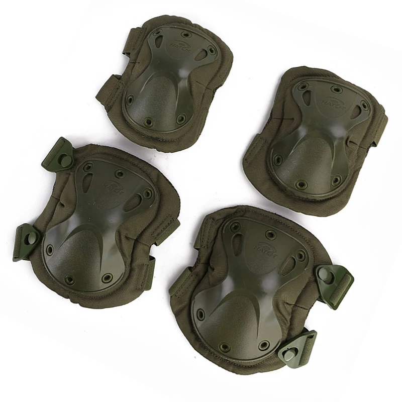 Juego de almohadillas protectoras para codo y rodilla táctica Takpad, ropa deportiva, equipo protector de tobillo, combate, Airsoft, caza, Camping y senderismo - imagen 4