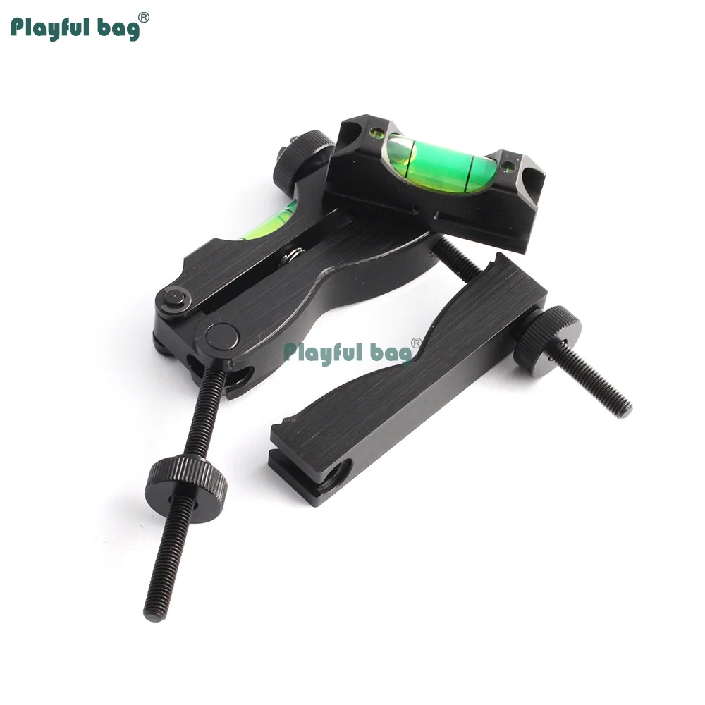 Kit de nivelación de alcance de Rifle, nivel de burbuja táctico Universal con abrazadera de montaje, herramienta de alineación de mira de precisión AQB208 - imagen 4