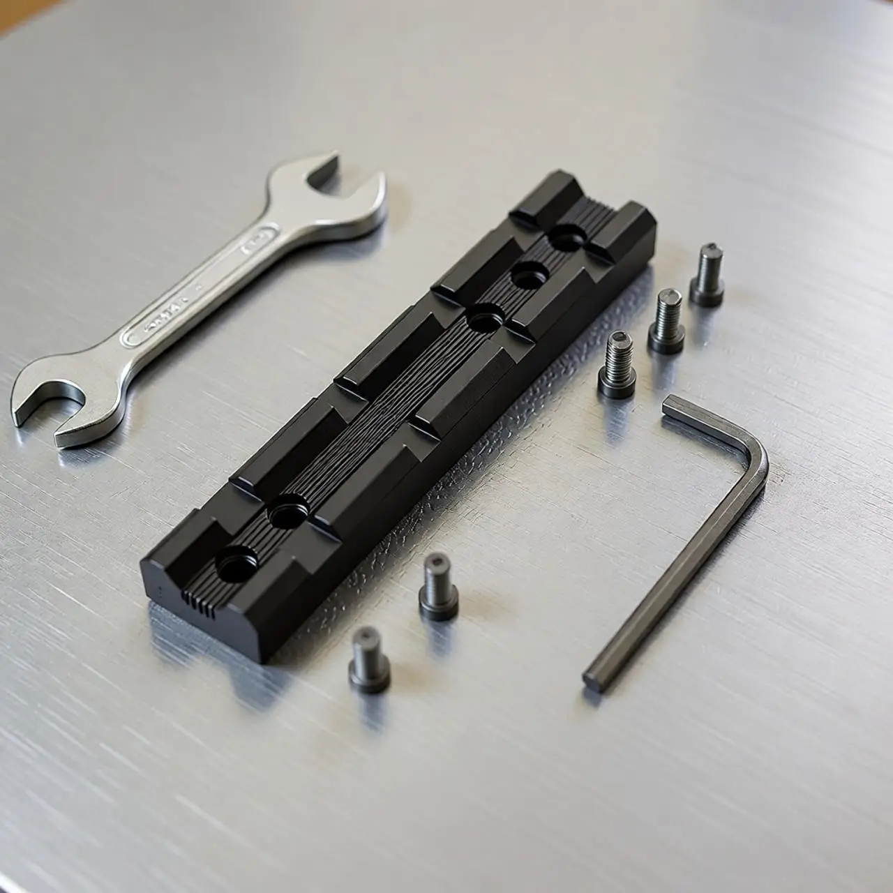 Montura táctica para mira telescópica de rifle con base de clip