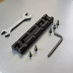 Montura táctica para mira telescópica de rifle con base de clip