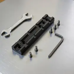 Montura táctica para mira telescópica de rifle con base de clip