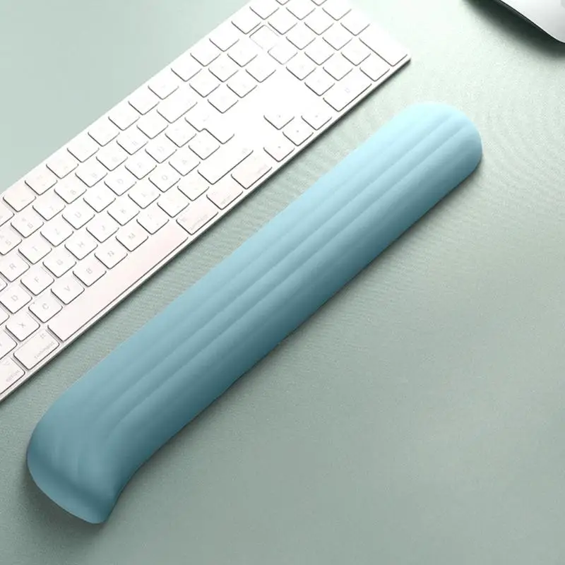 Reposamuñecas ergonómico para teclado de silicona antideslizante - imagen 5