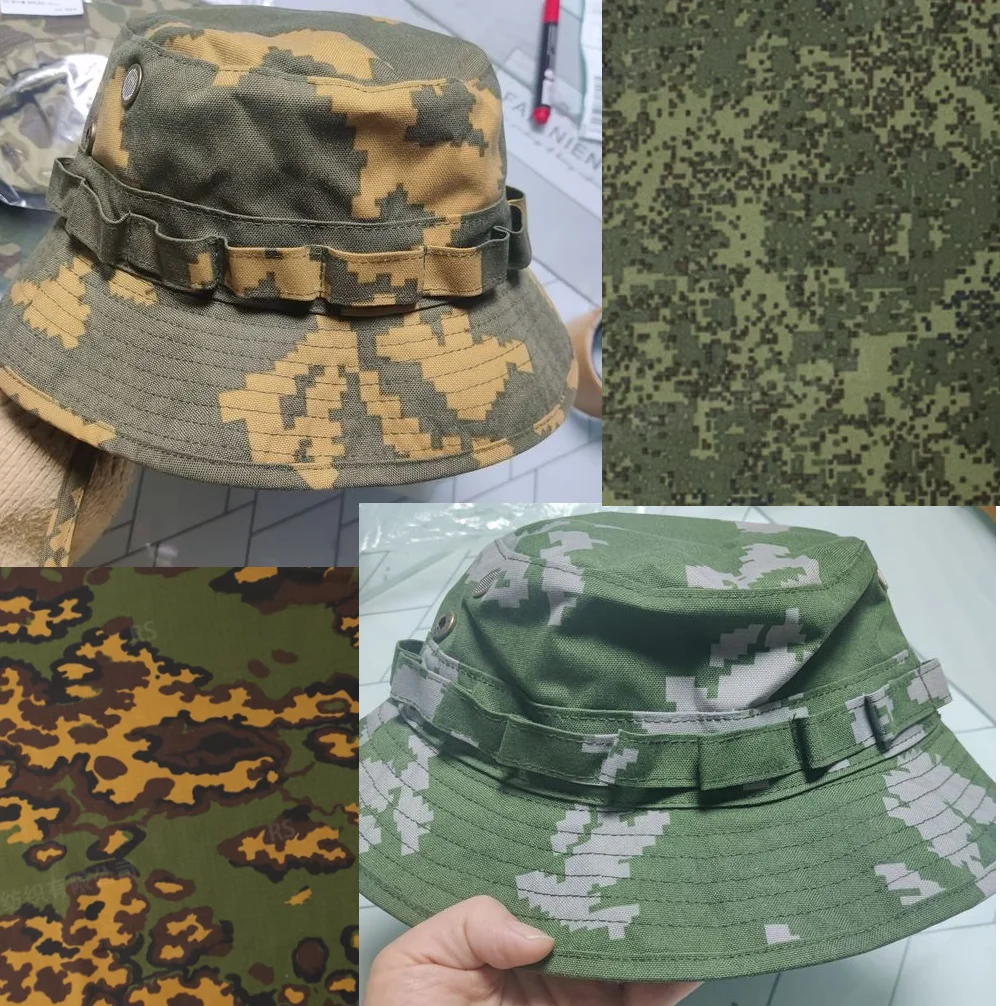 Ruso EMR amarillo floral/flor blanco SS-LETO sombrero de camuflaje verano al aire libre Camping protección solar Bennie sombrero para el sol - imagen 2