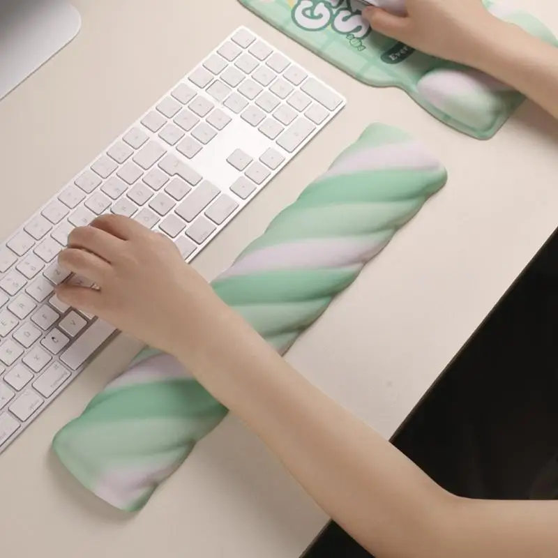 Reposamuñecas ergonómico silicona – Soporte para teclado ordenador - imagen 4