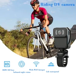 FHD 1080P visión nocturna Mini cámara de acción portátil WiFi DV videocámara grabadora de bucle conducción gran angular MP4 vídeo cámara corporal de bolsillo