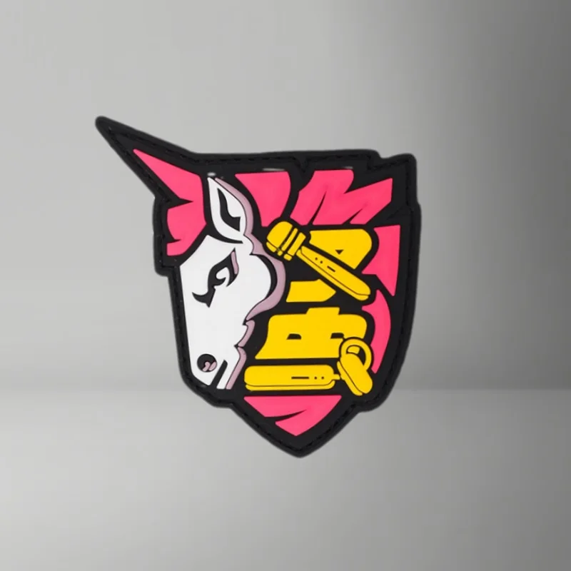 Parche de PVC de caballo arcoíris, insignia de moral, gancho y bucle, parches militares tácticos, pegatinas para mochila, apliques para ropa - imagen 5