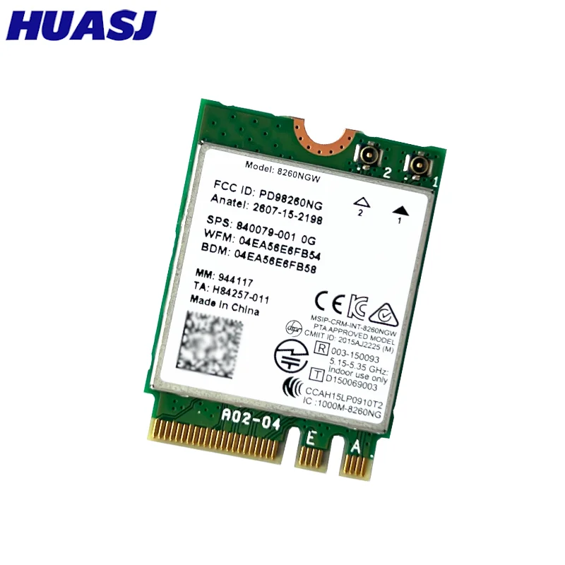 Intel 8260 – Tarjeta WiFi M.2 Dual Band 802.11ac con Bluetooth - imagen 2