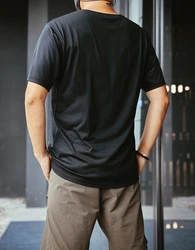 MAUHOSO Camiseta táctica mérino 100% hombre primera capa senderismo
