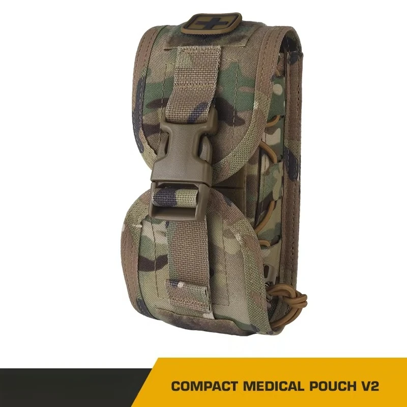 Bolsa médica táctica V2, bolsa MOLLE, botiquín de primeros auxilios, liberación rápida, caza al aire libre, Camping, supervivencia, herramientas de emergencia, equipo compacto - imagen 2
