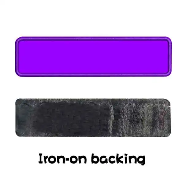 purple IRON-ON