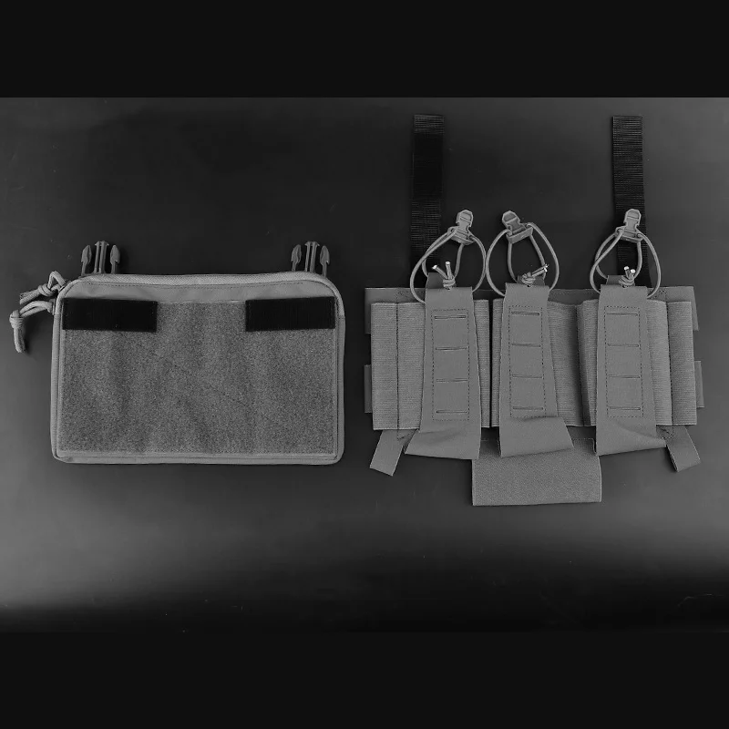 Paquete de triple función elástica para exteriores de 5,56mm, paquete de accesorios de chaleco torniquete de transporte desmontable de doble capa - imagen 4