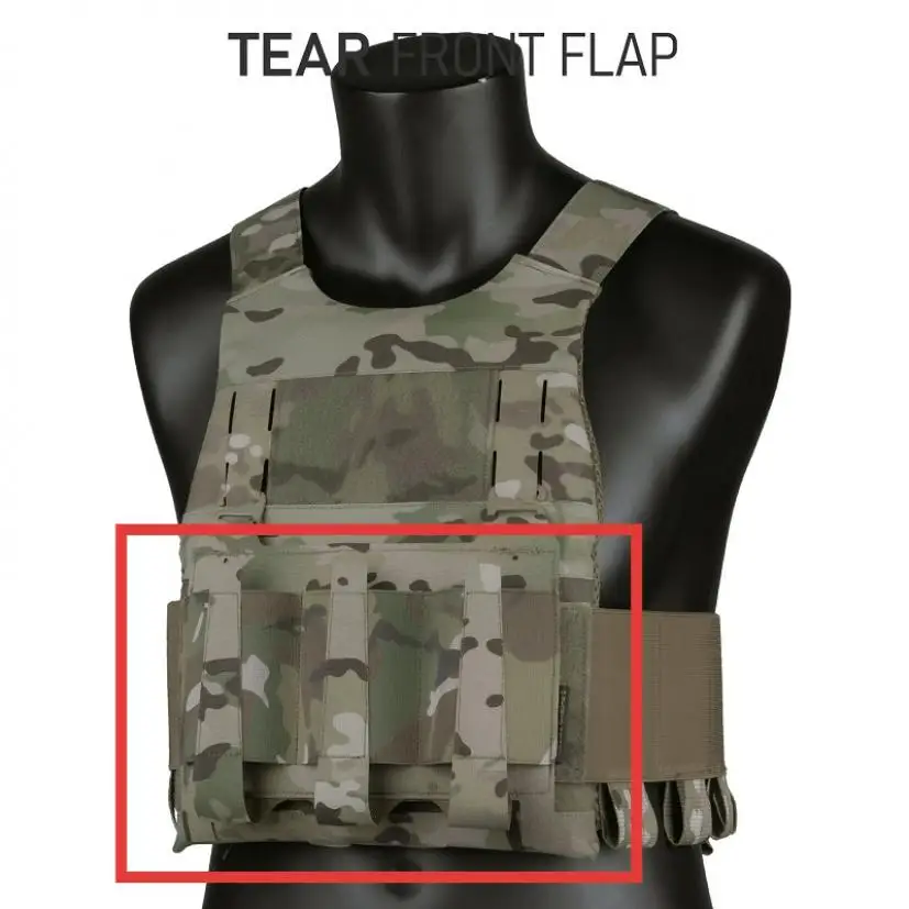 Chaleco táctico de caza al aire libre, proceso Fcsk Ferro, placa adaptadora, fuerza elástica, Triple bolsa para revistas - imagen 3