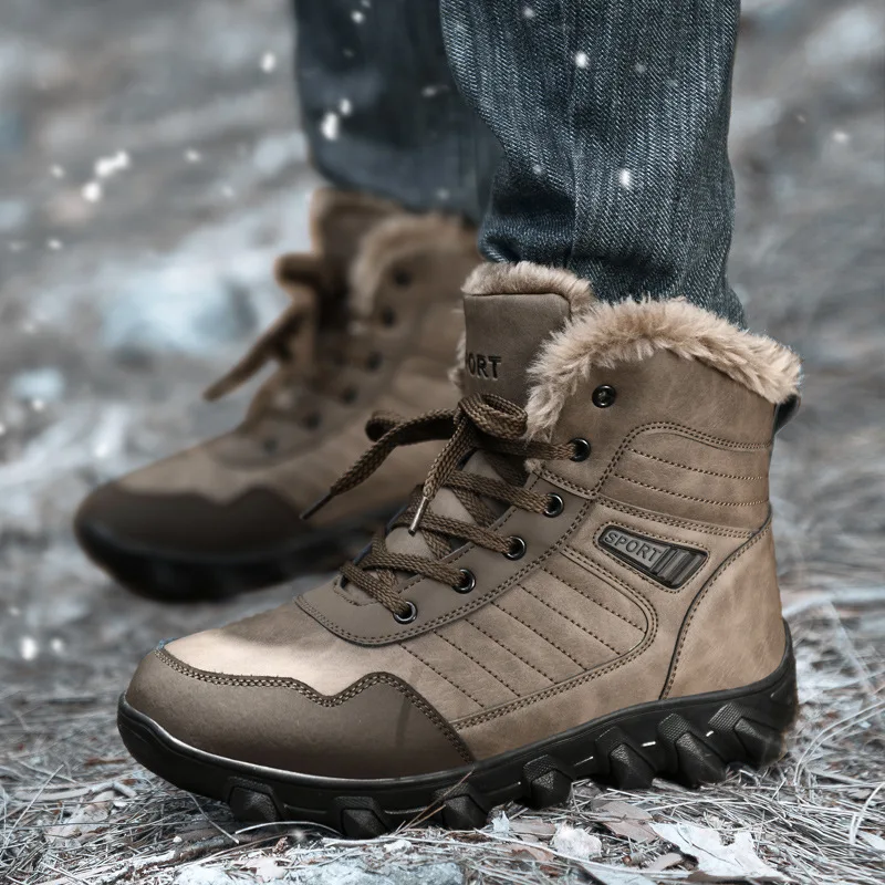 Zapatos de senderismo al aire libre para hombre y mujer, botas de nieve impermeables, botas tácticas de escalada, botas DEPORTIVAS DE CAZA, zapatos de Trekking, zapatillas Casuales - imagen 3