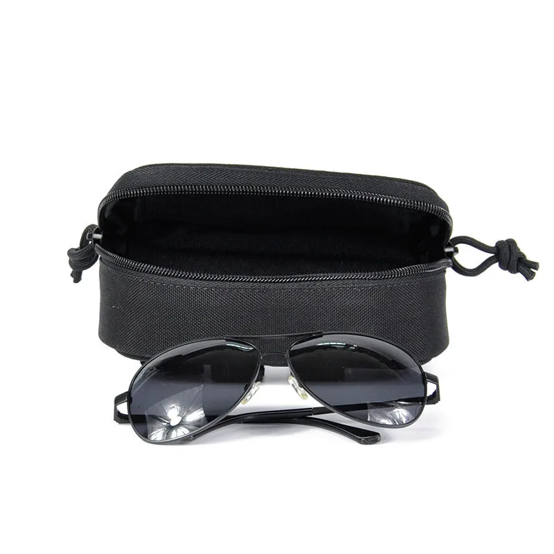 Outdoor Sport Glasses Pouch Sunglasses EDC Goggles Storage Box Molle Hunting Accessories Organizer Eyeglasses Case Bag - imagen 5