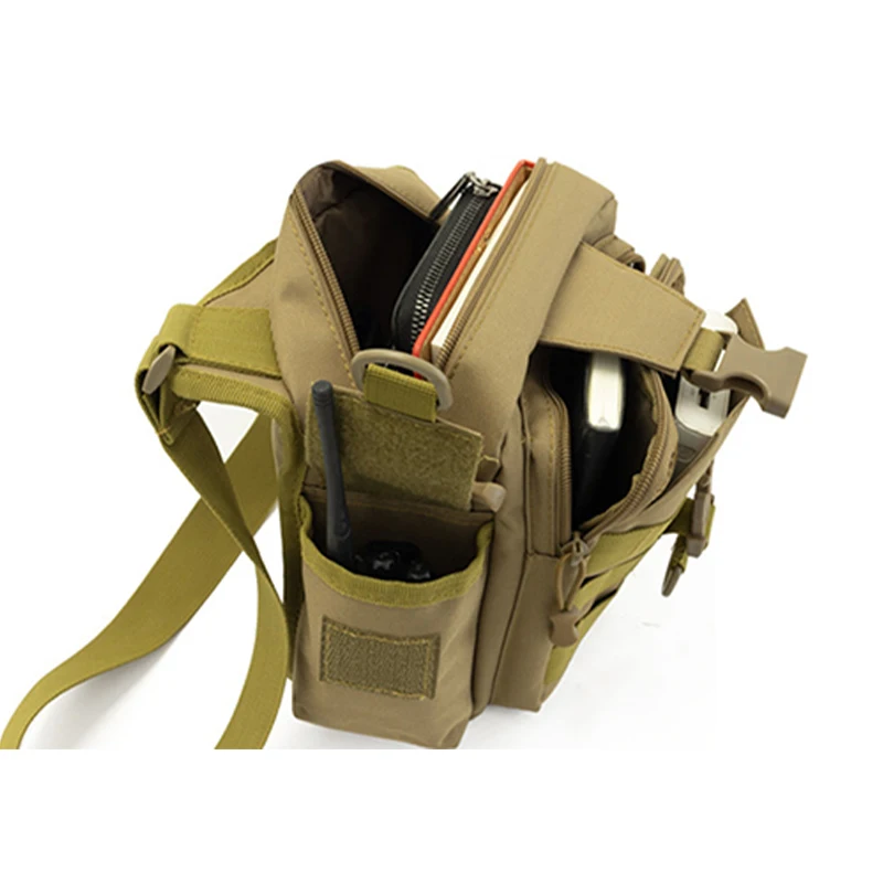 Bolso Táctico Crossbody - Compartimentos organizados