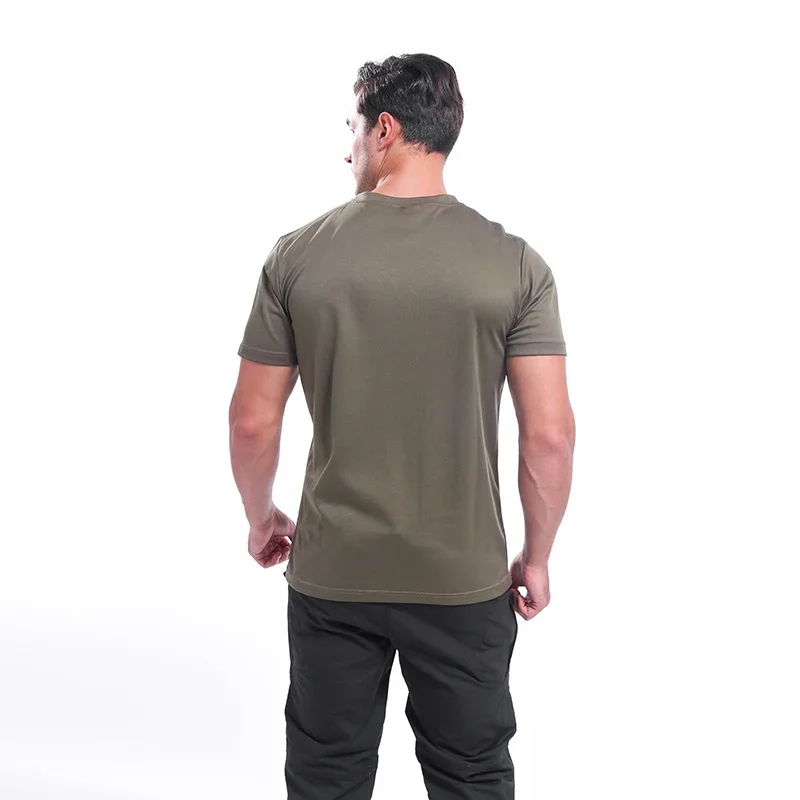 Camisetas de verano para hombre, camiseta táctica Airsoft, camisetas de camuflaje de manga corta para exteriores, ropa de caza de Paintball - imagen 4