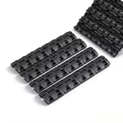 Protector de riel Picatinny de 20mm, cubierta de goma antiescaldaduras, guardamanos antideslizante resistente al calor para caza con Rifle, 16 Uds.