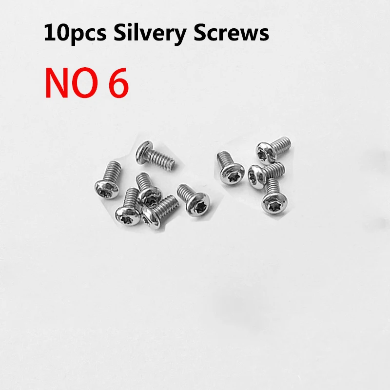 10pcs NO6 Silvery