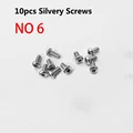 10pcs NO6 Silvery