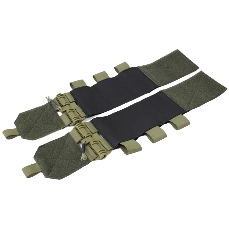 Chaleco Militar táctico de liberación rápida, cinturilla lateral FCSK con Triad elástica, bolsa Mag, hebilla deslizante de túnel para AVS JPC, 2 unids/set - imagen 4