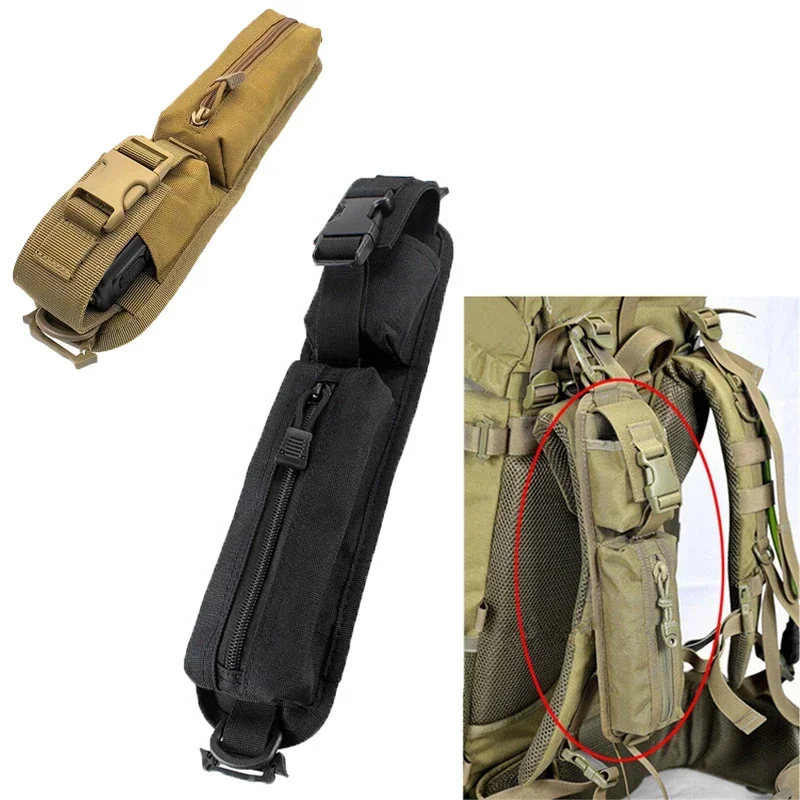 Bolsa táctica con correa de hombro para mochila, paquete de accesorios, bolsa de linterna para llave, Molle, Kits de herramientas EDC para acampar al aire libre - imagen 3