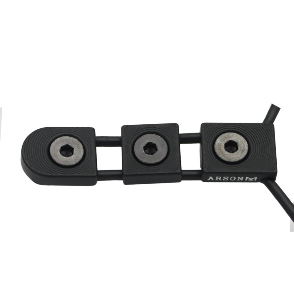 VULPO CNC II anodizado M-LOK cubierta de riel sistema de guía de cables gestión de cables o guía de alambre Picatinny de 20mm fijación de cables de guardamanos - imagen 5