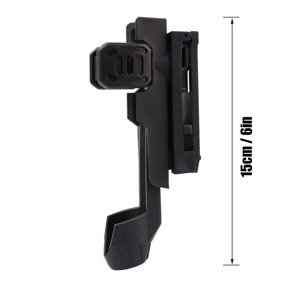 Bolsa táctica para bastón expandible de 21 "-26", funda para bastón MOLLE giratoria de 360 grados, soporte para bastón telescópico para cinturón de servicio - imagen 4