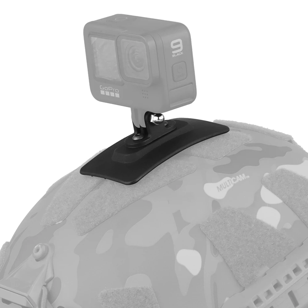 Adaptador de Base para casco táctico rápido, montaje fijo para cámara de acción GoPro Hero, linterna, accesorios para casco de conducción al aire libre - imagen 3