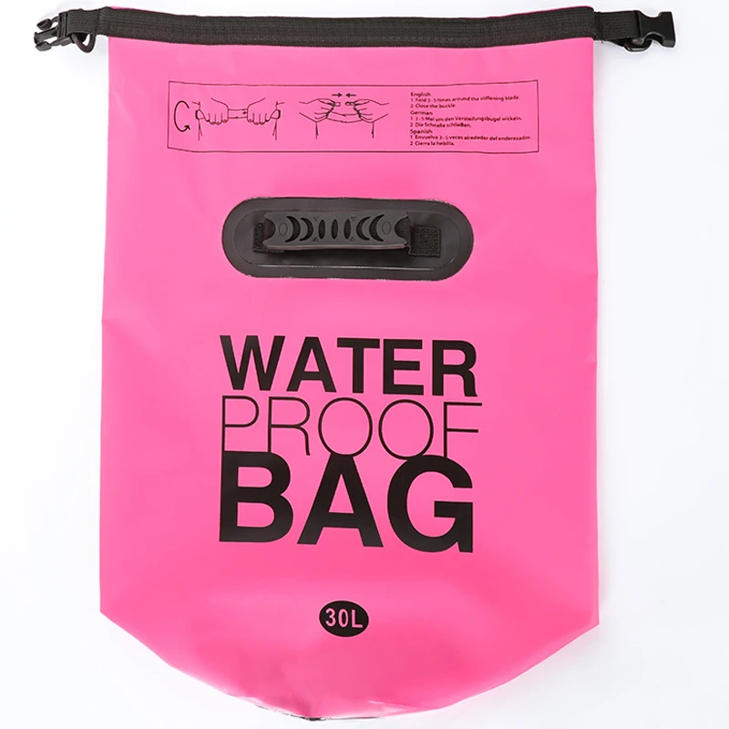 Bolsa impermeable para deportes acuáticos al aire libre, natación, playa, buceo, senderismo, mochila de agua plegable, bolsas secas enrollables, bolsas de pesca para kayak - imagen 5
