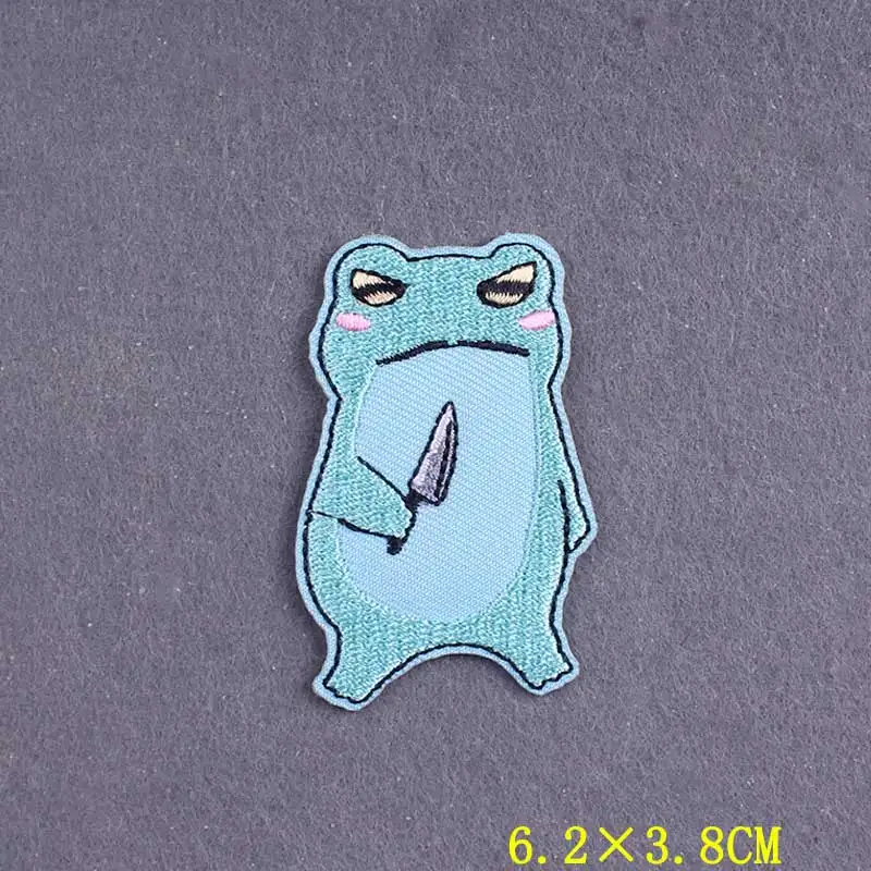 Parche de Hip-Pop para planchar en la ropa, bordado Punk, DIY, fresco, Animal, insignias de hierro - imagen 5