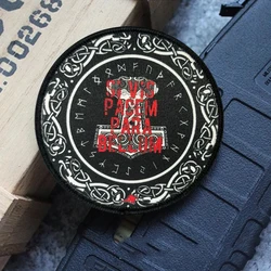 Parche táctico de moral de martillo Si Vis Pacem Para Bellum, gancho y bucle, pegatina para mochila del ejército, ropa, brazalete militar