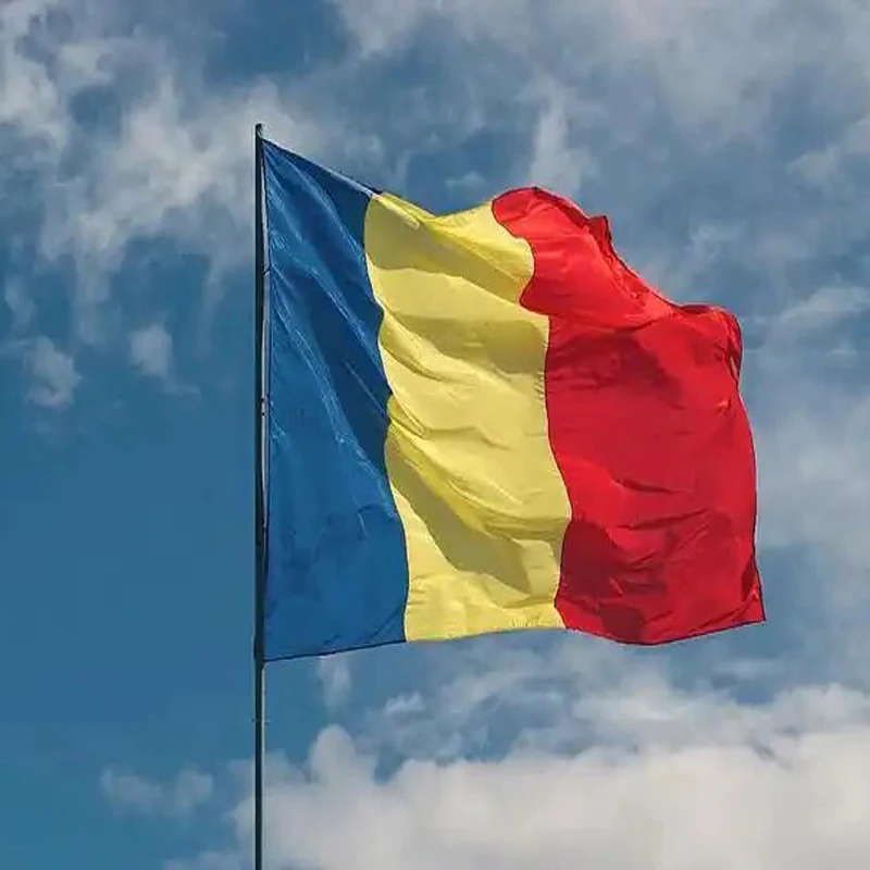 5 unids/lote bandera de Rumania 90x150cm bandera de Rumania al por mayor