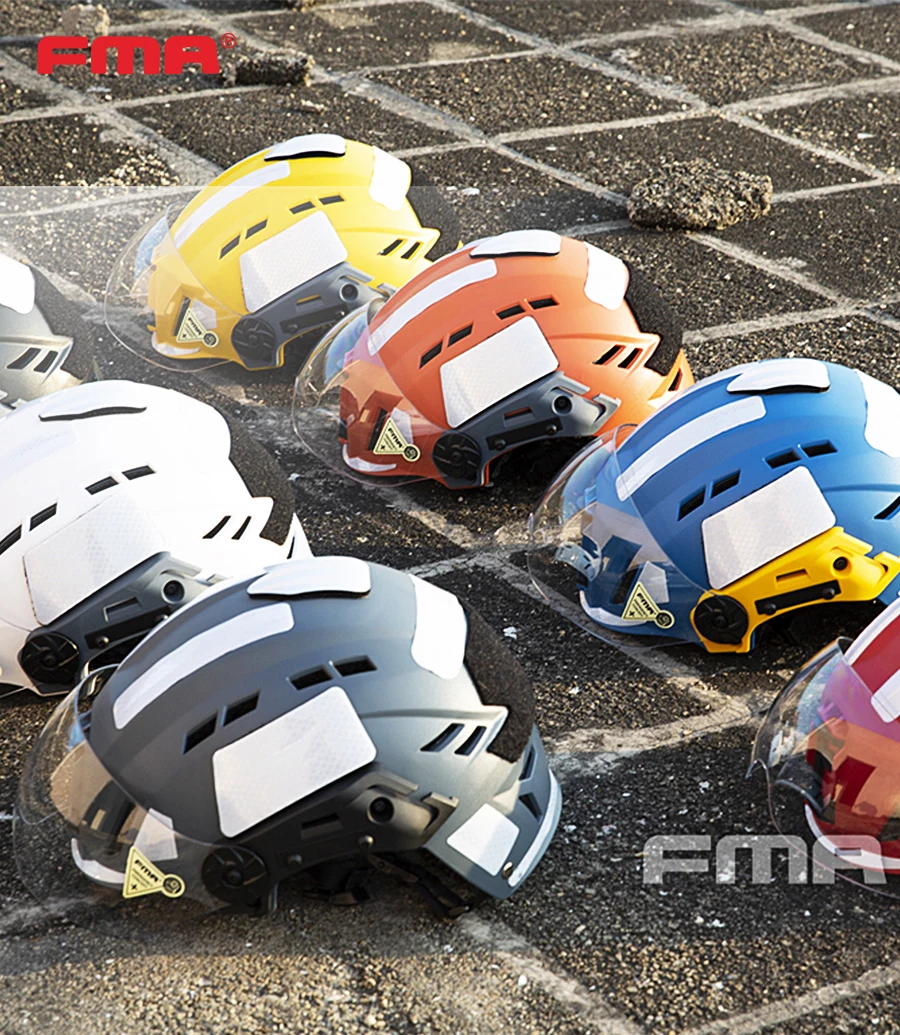 FMA casco de rescate de emergencia, ligero, ajustable, seguridad, TB1452 - imagen 4