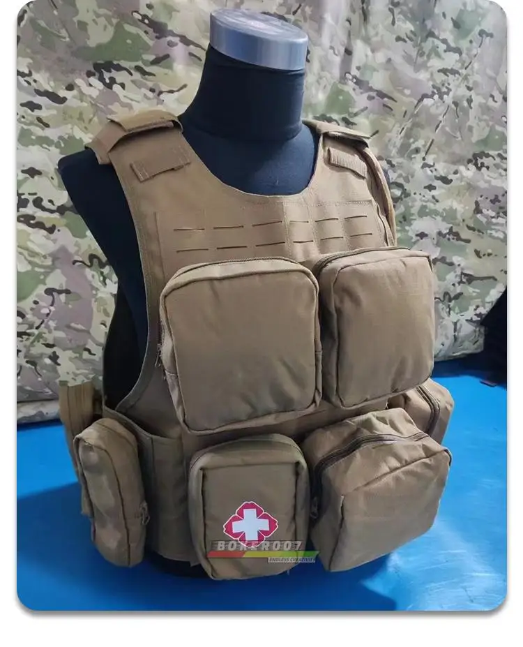 Herramientas de transporte de fuego forestal, chaleco táctico multimódulo, rescate de lucha contra incendios - imagen 5