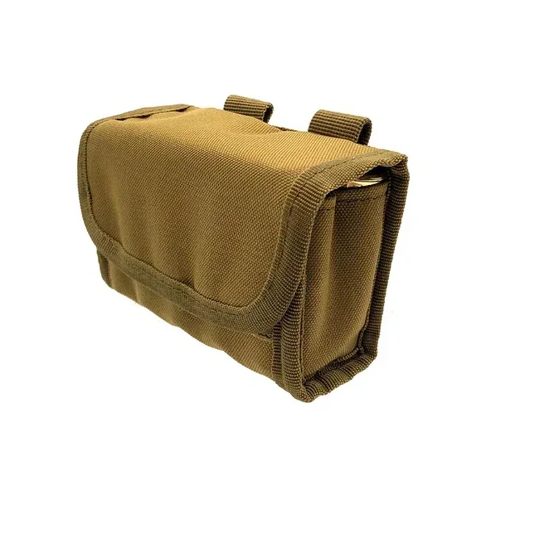 Tactical 12 20GA 10 Rds Shotshell Holder Molle Airsoft Magazine Ammo Bag Bandolier Cartridge Bullet Pouches Hunting Equipment - imagen 5