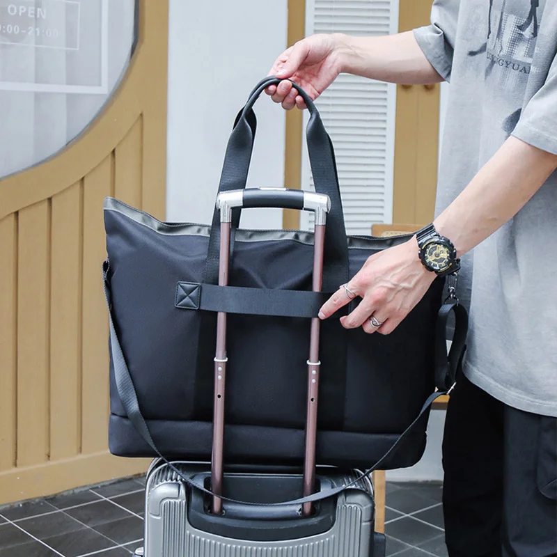 Bolso de mano deportivo para hombre y mujer, bolsa de hombro grande para entrenamiento, viaje de negocios - imagen 5