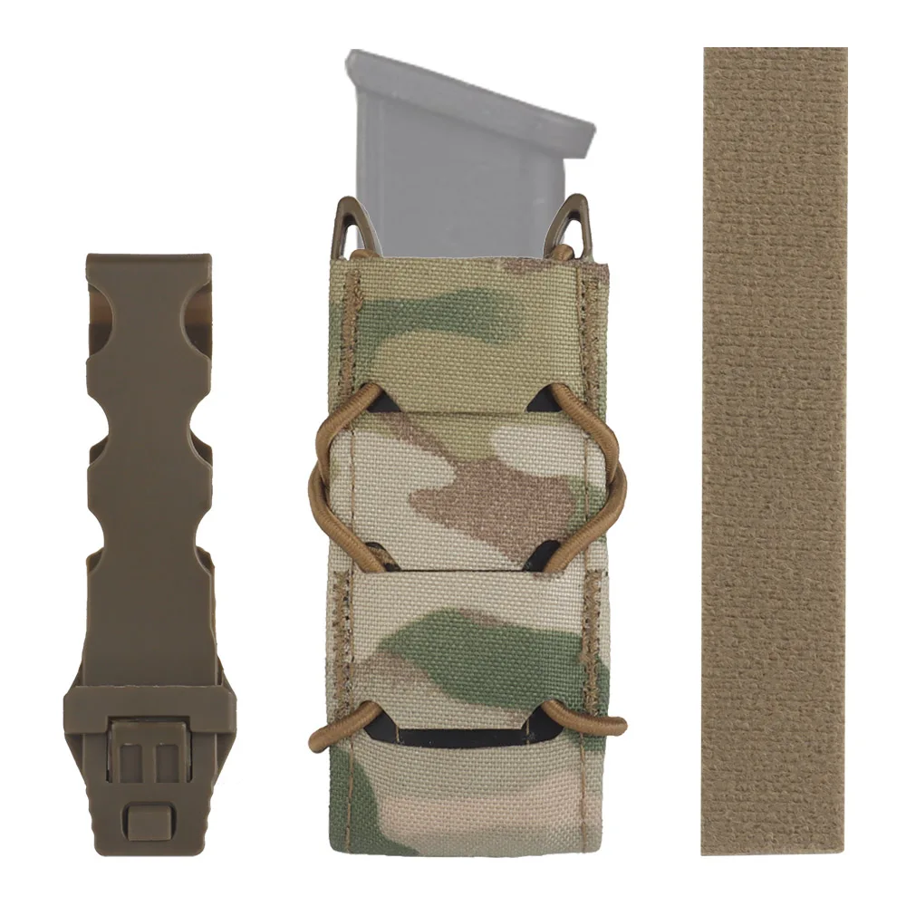 Bolsa táctica para revistas V2 Gen 2 Tiger, bolsa para pistola Mag de 9MM, bolsas para linterna Molle, soporte para antorcha, funda para cuchillo Airsoft de caza - imagen 2