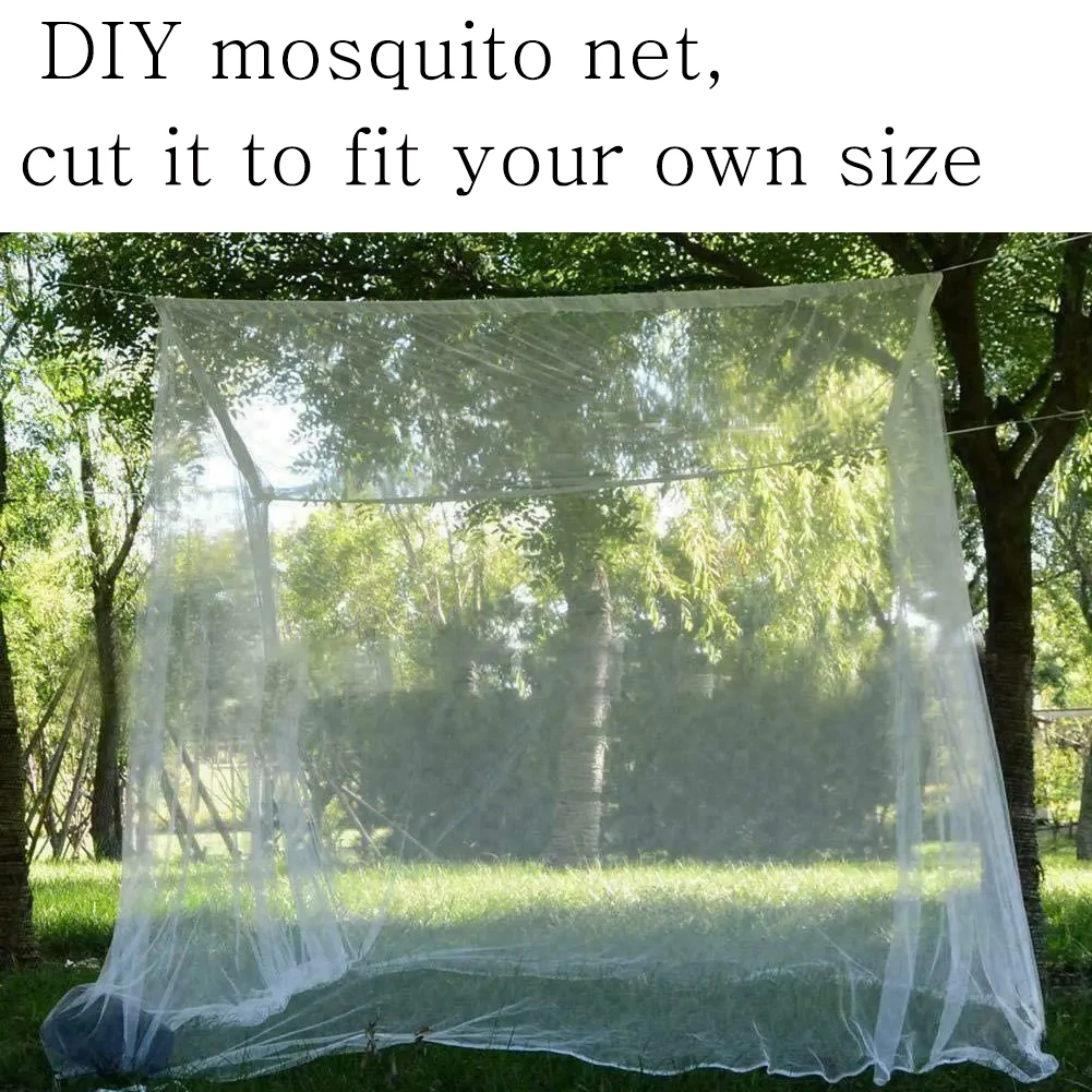 Diy mosquitera corta Yourslf tamaño propio Camping caza pesca al aire libre jardín tienda de jardinería 2m * 3m 3*4 3*6 5*10 dormitorio de red - imagen 2