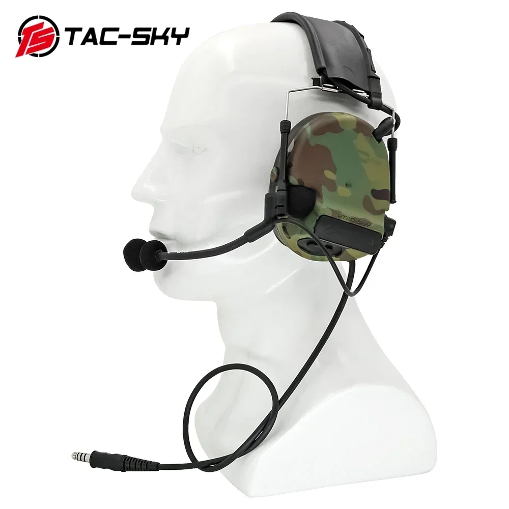 TS TAC-SKY C 3 cancelación de ruido táctica captación de sonido protección auditiva orejeras electrónicas de silicona auriculares COMTA III - imagen 3