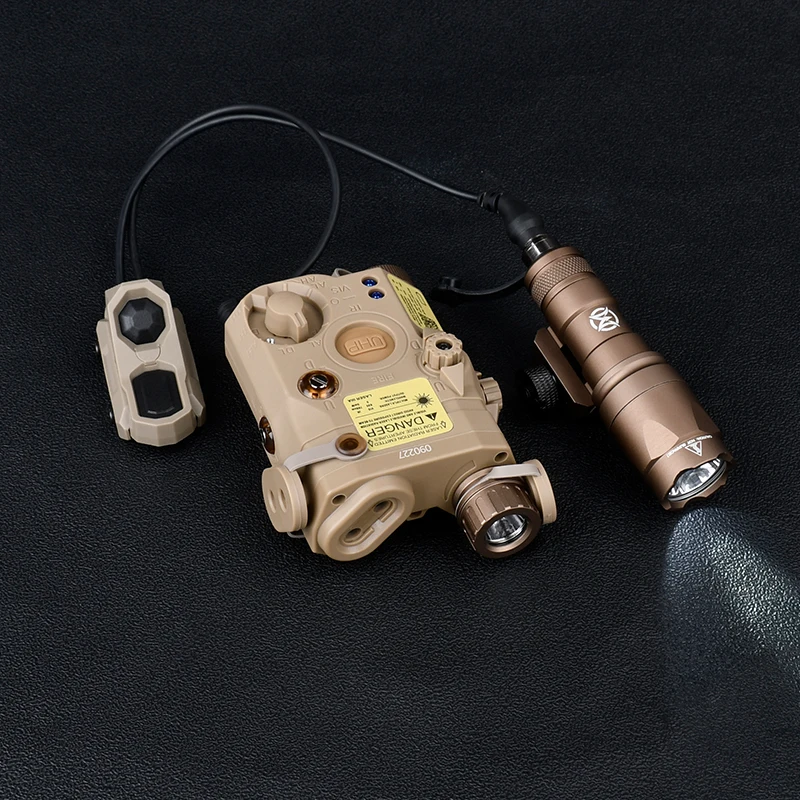 WADSN-caja de batería IR PEQ 15 PEQ-15, luz LED estroboscópica Surefir M600, accesorios AR15, AXON, interruptor de presión Dual - imagen 3