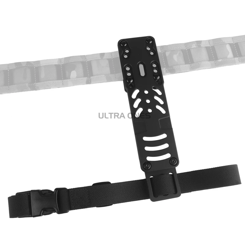 Adaptador de funda Modular táctica Compatible con sistema de bloqueo rápido, funda de plataforma, banda de pierna caída, adaptador de extracción rápida para caza - imagen 2