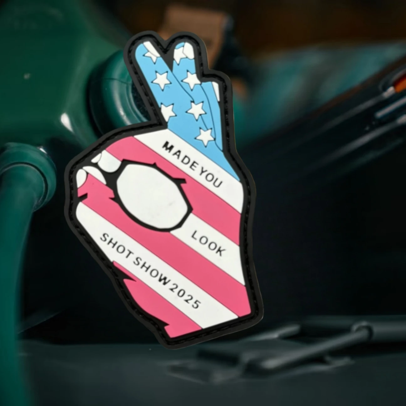 Hecho que te parece divertido insignia de moral parches de PVC para ropa brazalete militar táctico gancho y bucle mochila accesorios pegatinas - imagen 5