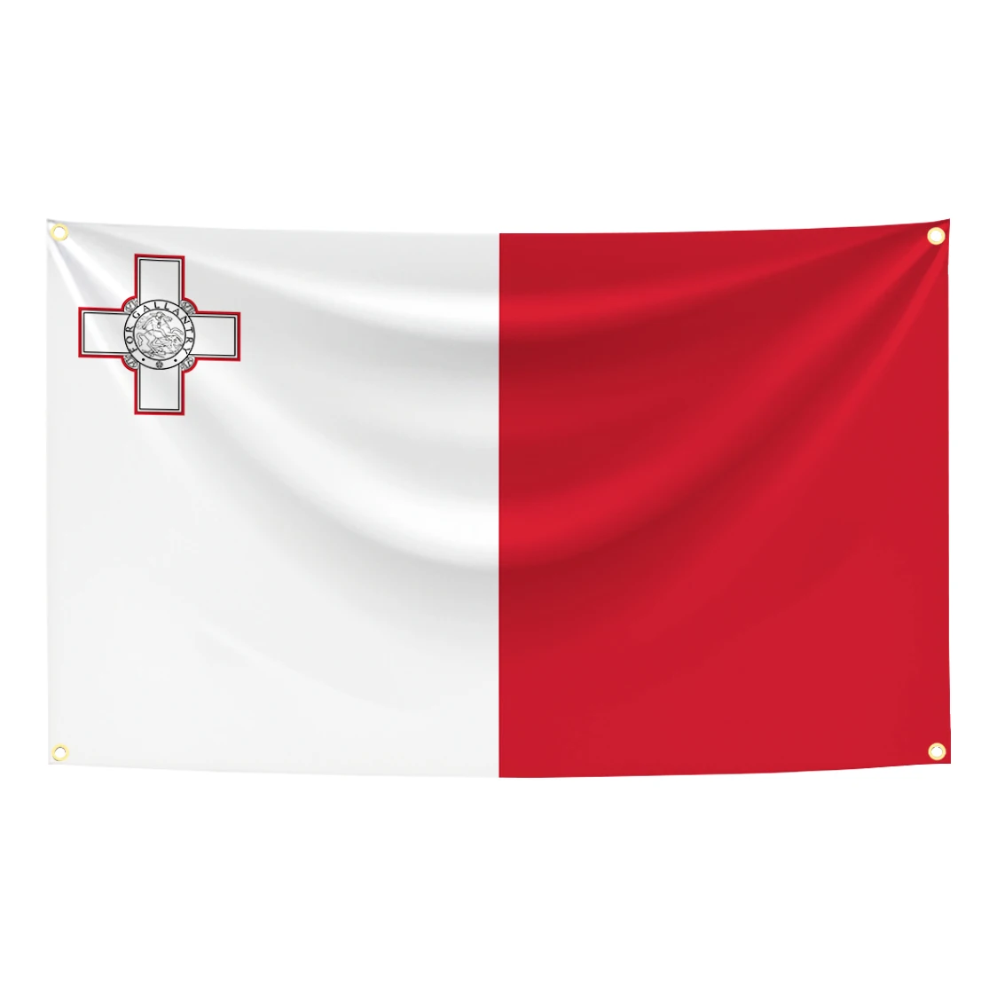 Bandera de Malta Mlt de 90x150cm, banderas con emblema maltés, decoración impresa de poliéster, tapiz de pancarta - imagen 3