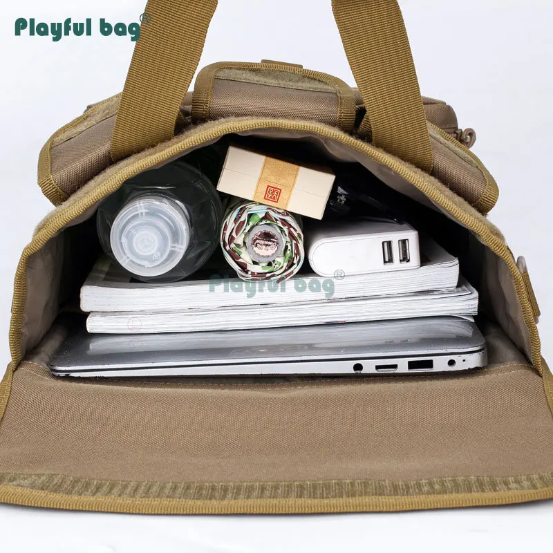 Bolsa de mensajero al aire libre para hombre, bolso de moda para ordenador portátil, cruzado, para deporte al aire libre, impermeable, para acampar, viaje, AVA130 - imagen 5