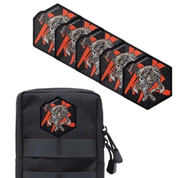 Parche velcro casco combate con insignia moral bordado táctico