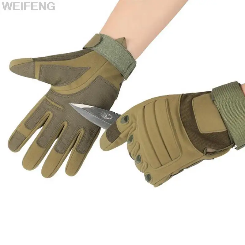 Guantes tácticos para pantalla táctil, manoplas del ejército militar para tiro, caza, Airsoft, combate, antideslizantes, entrenamiento, escalada - imagen 3