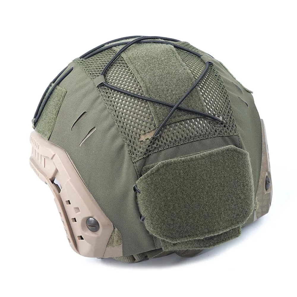 Cubierta de casco de corte alto, tela para casco táctico de caza al aire libre