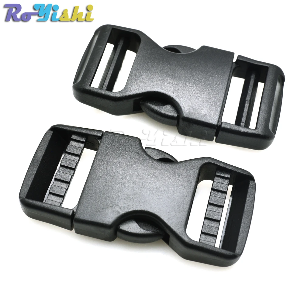 Correas de hebilla de Liberación lateral de 1 ", Collar de perro ajustable Dual, correas tácticas para mochila, cinturones, bolsas de Camping y senderismo, piezas - imagen 5